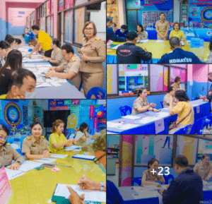 รับรายงานตัวและมอบตัวนักเรียนห้องเรียนพิเศษภาษาอังกฤษ และห้องเรียนคุณภาพวิทยาศาสตร์ คณิตศาสตร์ ชั้นประถมศึกษาปีที่ 4 ปีการศึกษา 2568