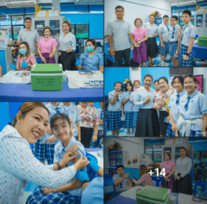 อนุบาลลำปางสร้างเสริมภูมิคุ้มกัน ฉีดวัคซีนบาดทะยัก