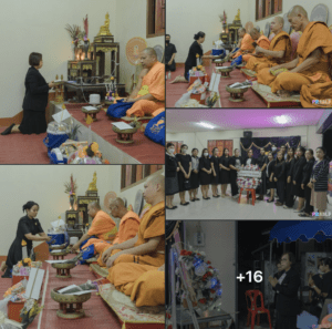 ร่วมวางหรีดเคารพศพและเป็นเจ้าภาพสวดพระอภิธรรมศพ คุณพ่อกอนคำ นามวงศ์