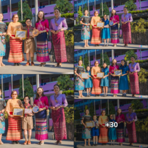 รองผู้อำนวยการโรงเรียนฯ ทั้ง 4 กลุ่มงาน มอบรางวัลนักเรียนคนเก่ง