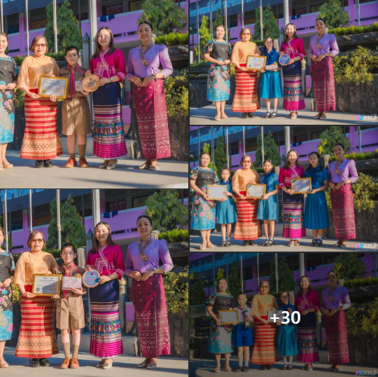 รองผู้อำนวยการโรงเรียนฯ ทั้ง 4 กลุ่มงาน มอบรางวัลนักเรียนคนเก่ง