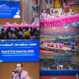 การประชุมผู้ปกครองนักเรียน ครั้งที่ 1 ภาคเรียนที่ 1 ปีการศึกษา 2568