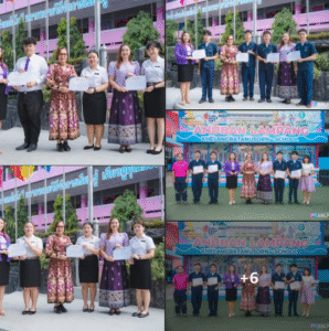 มอบเกียรติบัตรแก่นักศึกษาผ่านการฝึกปฏิบัติวิชาชีพระหว่างเรียน