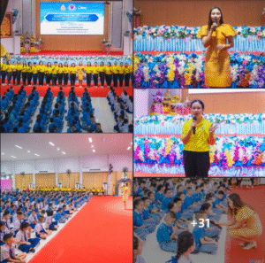 อบรมคุณธรรม จริยธรรม ให้โอวาทแก่เด็กนักเรียนสายชั้นประถมศึกษาปีที่ 6