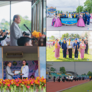ร่วมพิธีเปิดการแข่งขันกีฬาเยาวชนและประชาชนจังหวัดลำปาง ประจำปี 2568