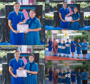 วันที่ 24 กรกฎาคม 2568 นายสุนธร ธรรมสิทธิ์ ผู้อำนวยการโรงเรียนอนุบาลลำปางเขลางค์รัตน์อนุสรณ์ มอบหมายให้นางแคทรียา หลักมั่น รองผู้อำนวยการโรงเรียน มอบรางวัลนักเรียนคนเก่งการจัดป้ายนิเทศ เนื่องในวันเข้าพรรษา ระดับชั้นประถมศึกษาปีที่ 4