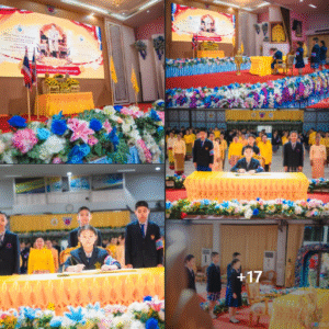 คณะกรรมการสภานักเรียนร่วมงานพิธีลงนามถวายพระพรชัยมงคล เฉลิมพระเกียรติในหลวงรัชกาลที่ ๑๐