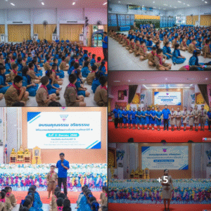 อบรมคุณธรรม ป.4 โรงเรียนอนุบาลลำปางฯ ส่งเสริมเด็กมีวินัยและความสุข