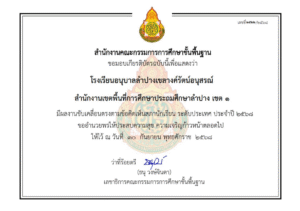 อนุบาลลำปางเขลางค์รัตน์ฯ ขับเคลื่อนข้อคิดเห็นสภานักเรียน “THE Secret of Chat” สู่ความสำเร็จระดับชาติ
