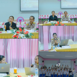 ลงพื้นที่ขับเคลื่อนนโยบายสาธารณะ “การจัดทำธรรมนูญสุขภาพสถานศึกษา” ณ โรงเรียนอนุบาลเมืองลำปาง (ธงชัยศึกษา)